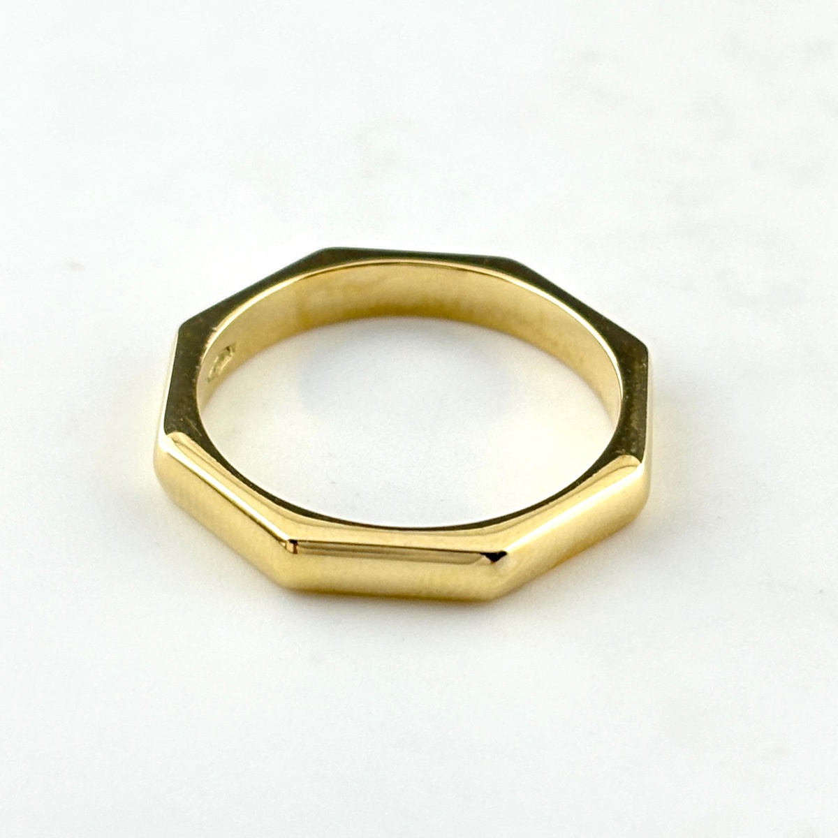 ブルガリ指輪　イエローゴールド ブルガリ BVLGARI オクタゴン YG イエローゴールド 指輪 リング 13.5号