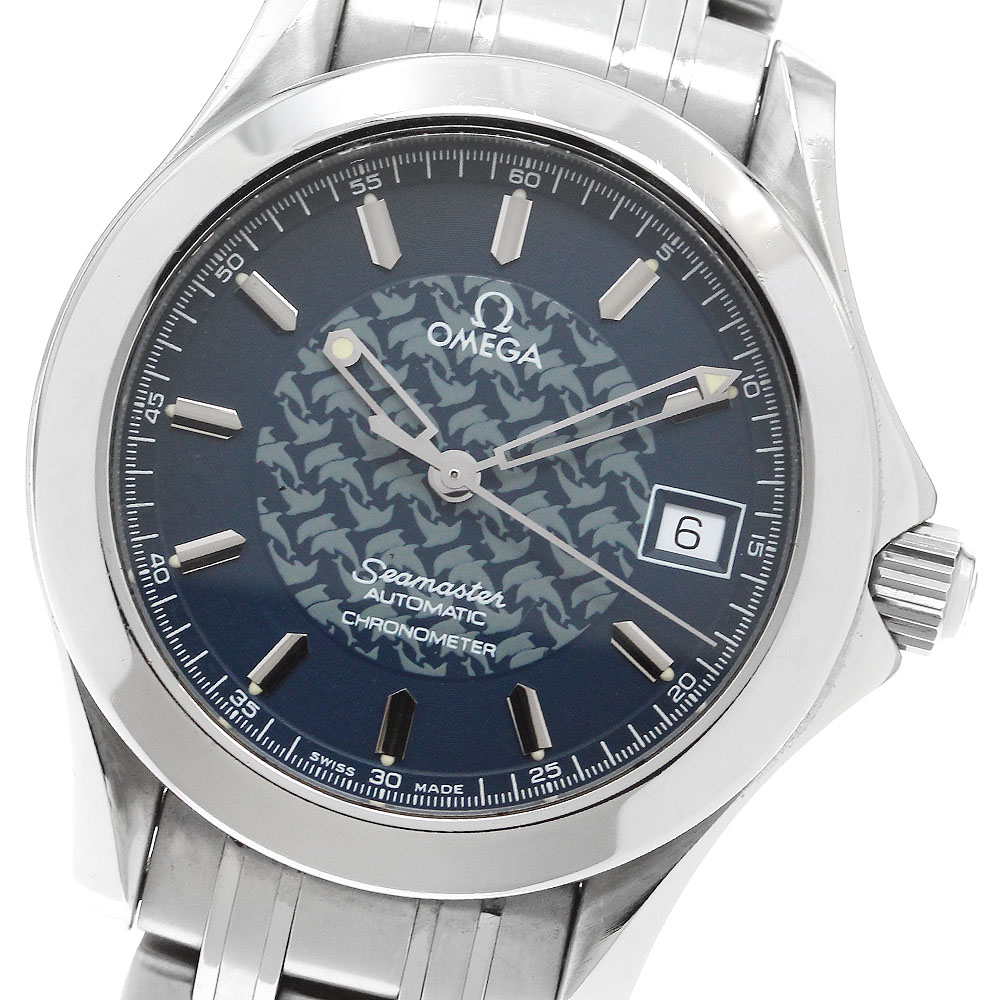 オメガ OMEGA 2584.41 シーマスター300ｍ ジャックマイヨール1996 限定1000本 デイト クォーツ レディース _952517 OMEGA - オメガ OMEGA 2584.41 シーマスター300m ジャックマイヨール