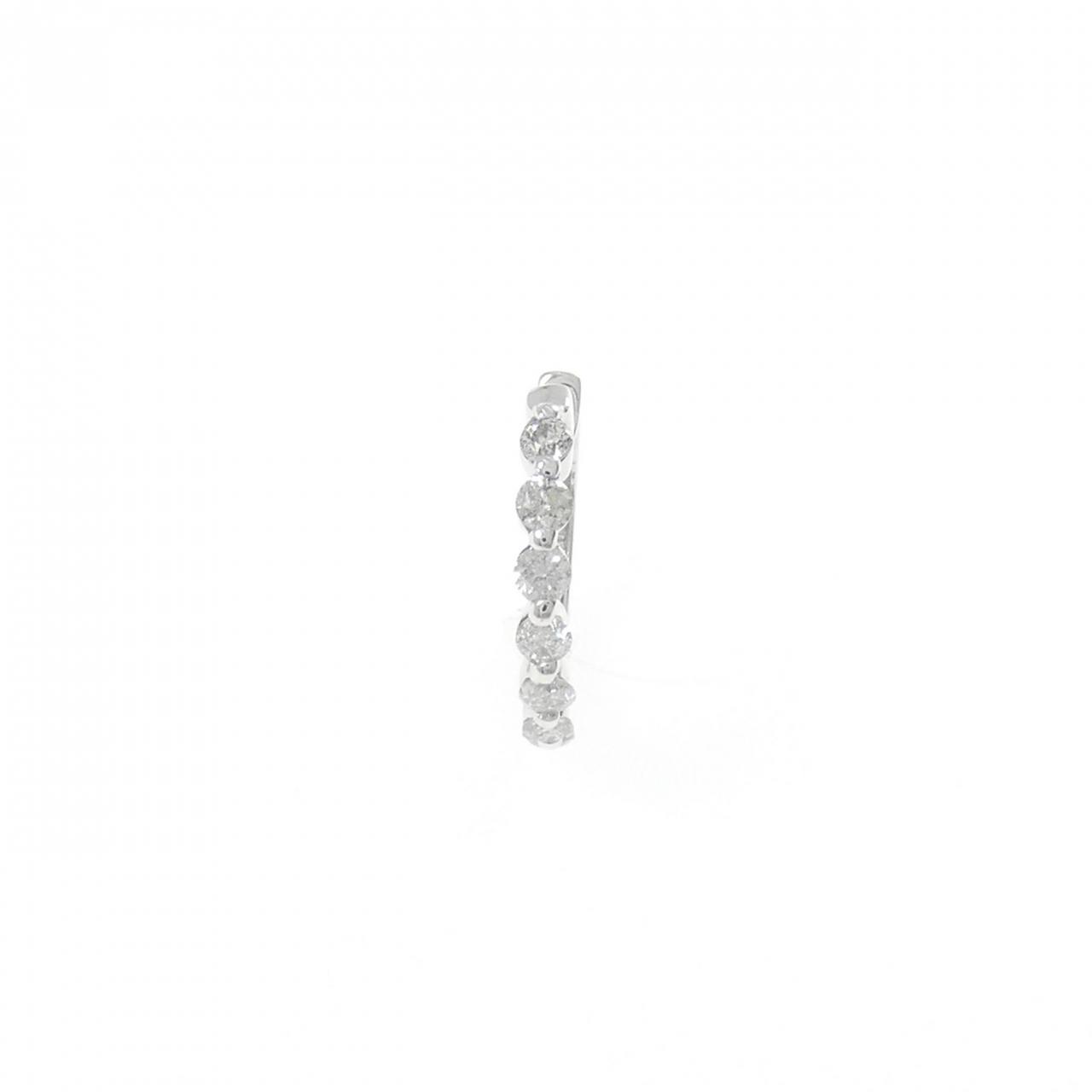 K18WG ダイヤモンド ピアス 0.25CT 片耳 - Used B (230-000-339-0589 