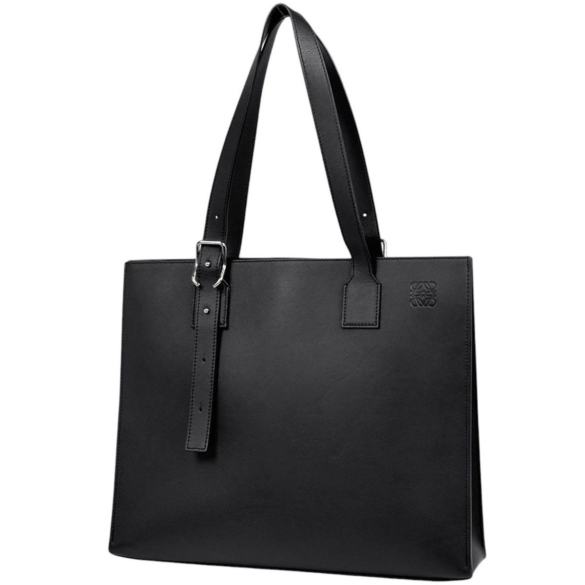 ロエベ LOEWE トートバッグ アナグラム バックル ホリゾンタル レザー