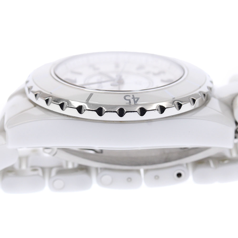 シャネル CHANEL H0968 J12 33mm 白セラミック デイト クォーツ