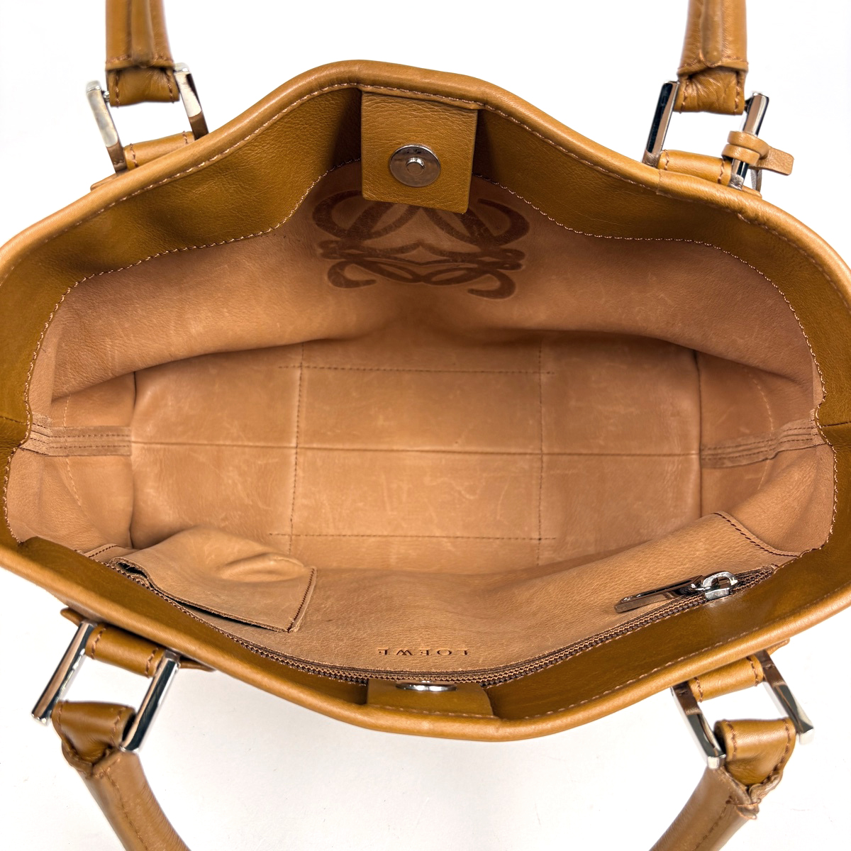 ロエベ LOEWE アマソナ フスタ トートバッグ アナグラム ハンドバッグ
