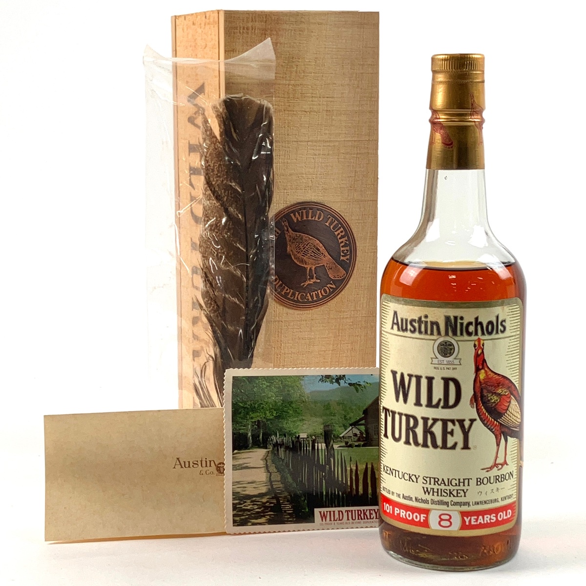 ワイルドターキー WILD TURKEY 8年 旧旧ラベル 750ml アメリカン