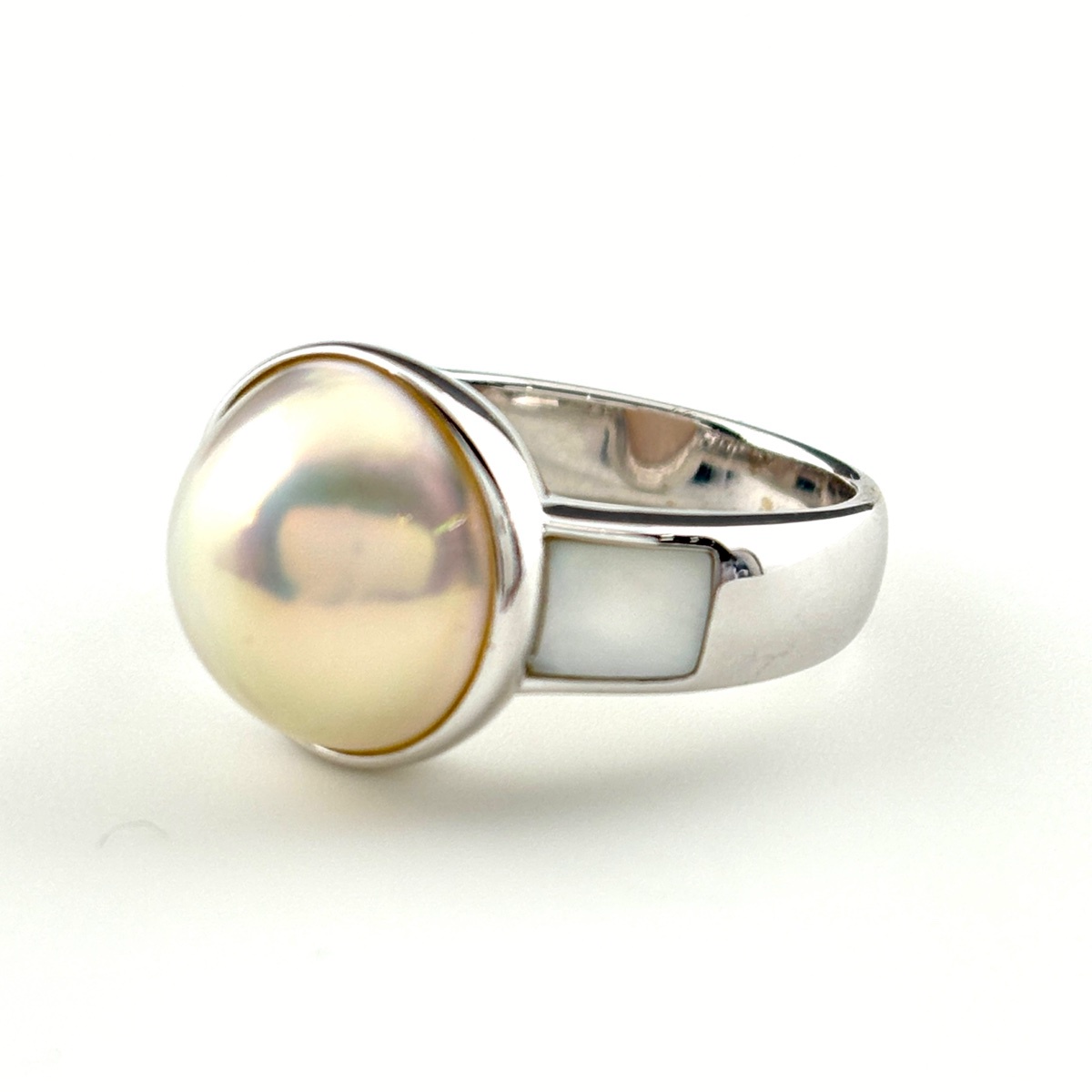 タサキ TASAKI パール デザインリング WG ホワイトゴールド 指輪 真珠