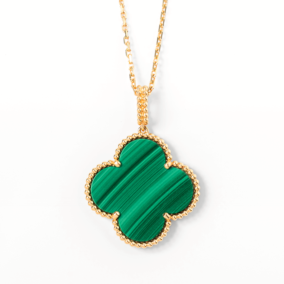 ヴィンテージアルハンブラ マラカイト ヴァンクリーフ ネックレス アルハンブラ ヴァンクリーフ＆アーペル VanCleef＆Arpels