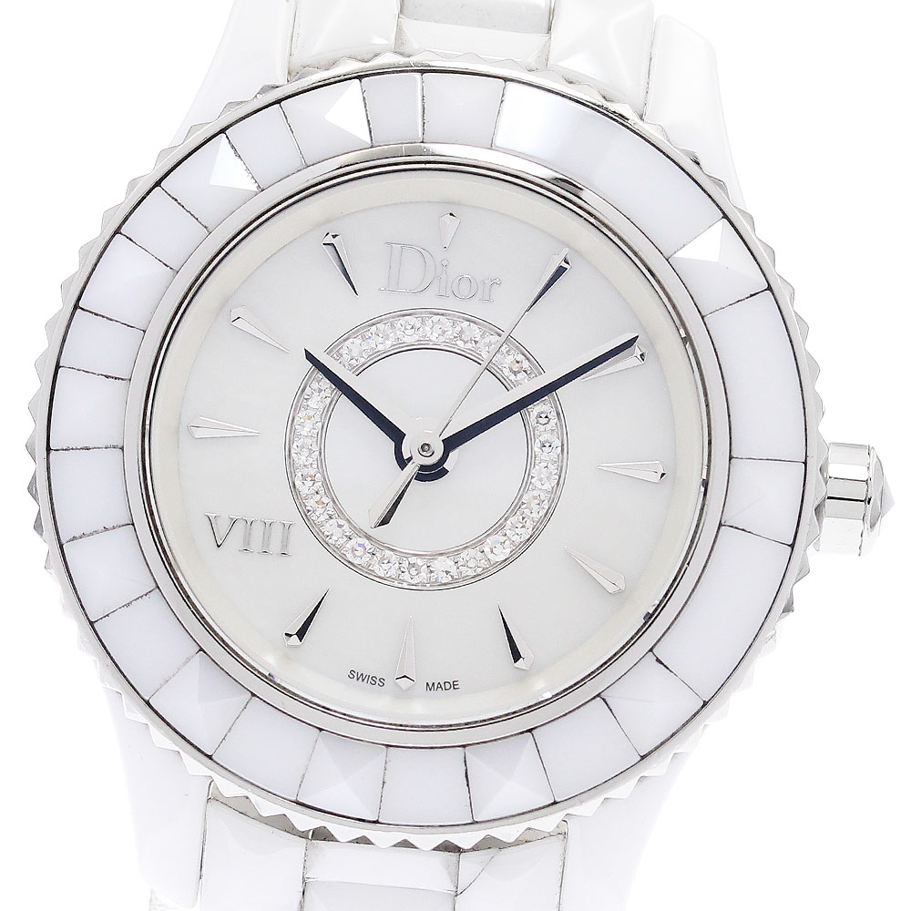CHRISTIAN DIOR クリスチャンディオール CD1221E0 オンユイット 腕時計 セラミック セラミック レディース [中古] CHRISTIAN DIOR クリスチャンディオール CD1221E0 オンユイット 腕時計