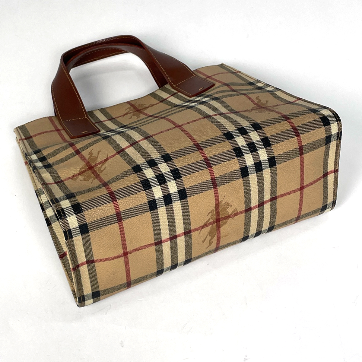 バーバリー BURBERRY チェック柄 ハンドバッグ トートバッグ