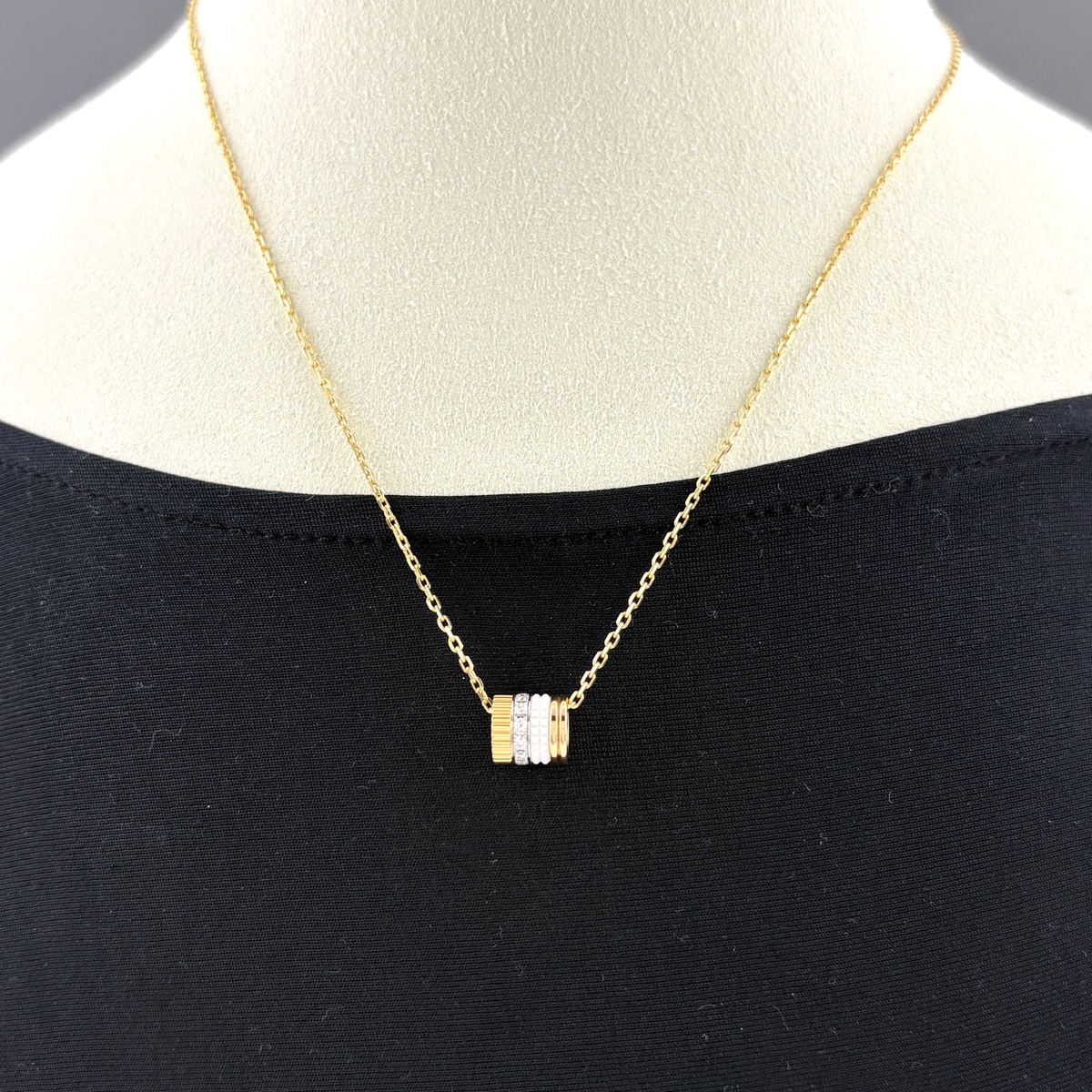ブシュロン Boucheron キャトルネックレス YG イエローゴールド 
