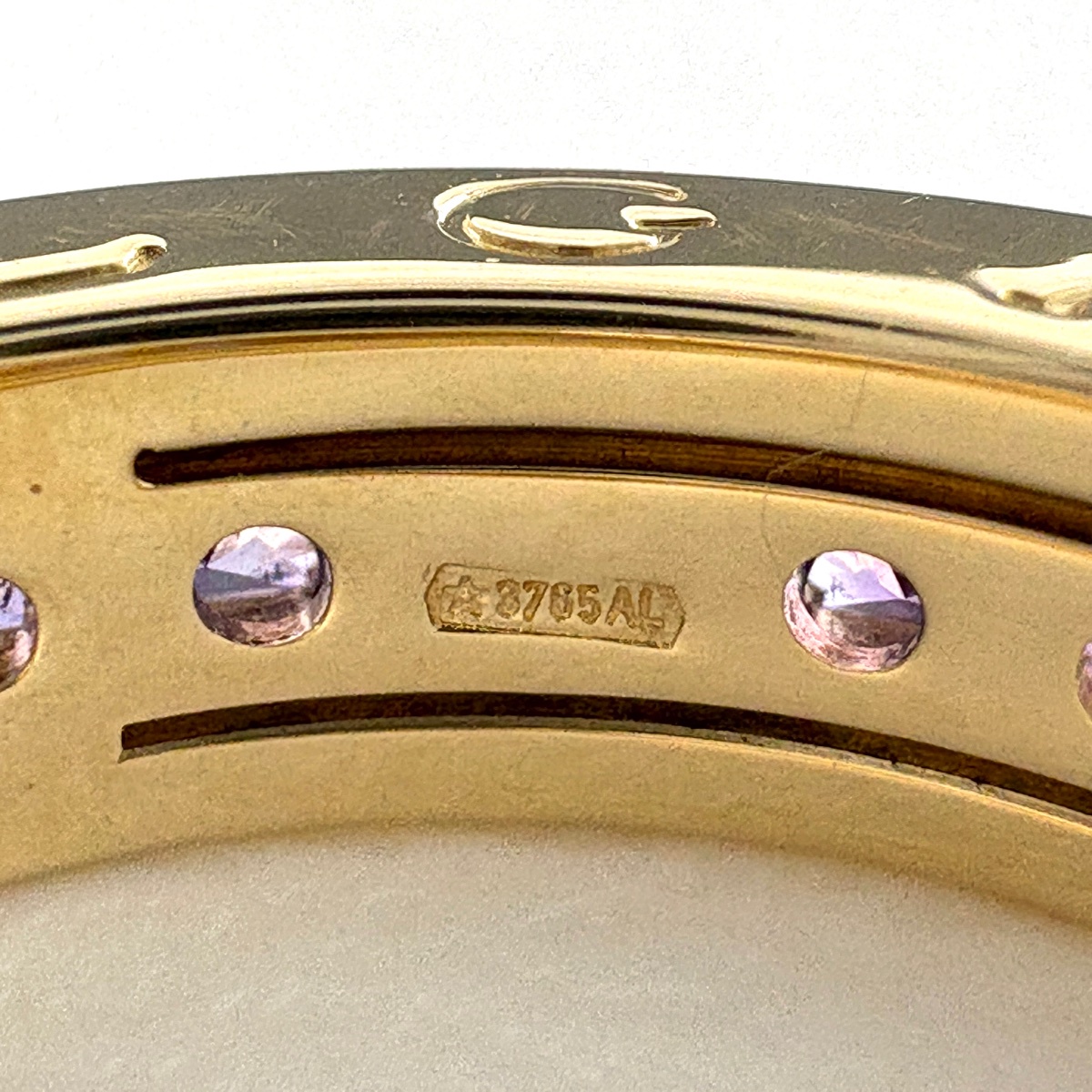 ブルガリ BVLGARI ビーゼロワン リング YG イエローゴールド 指輪 
