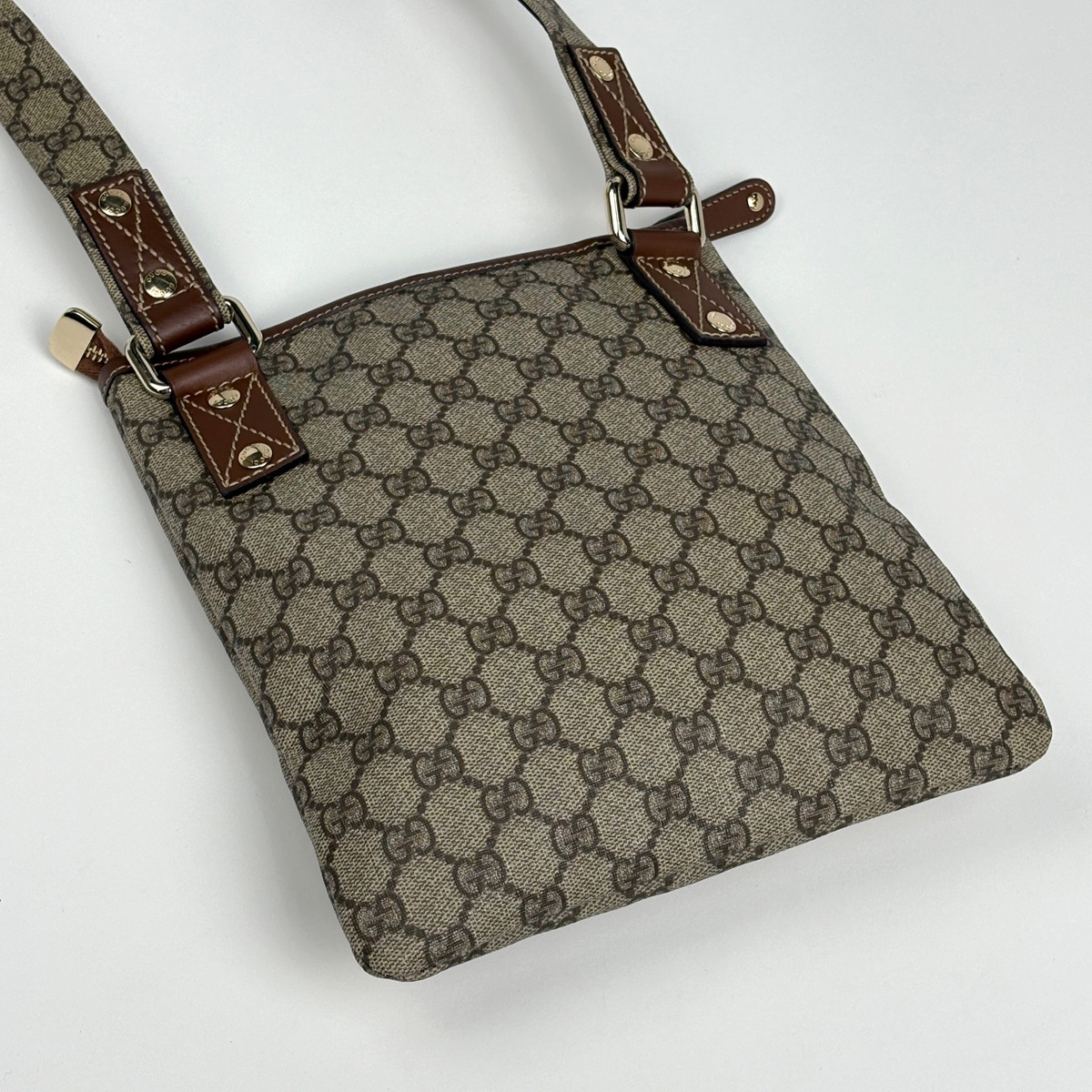 グッチ GUCCI GG柄 ショルダーバッグ シェリーライン ウェブ 