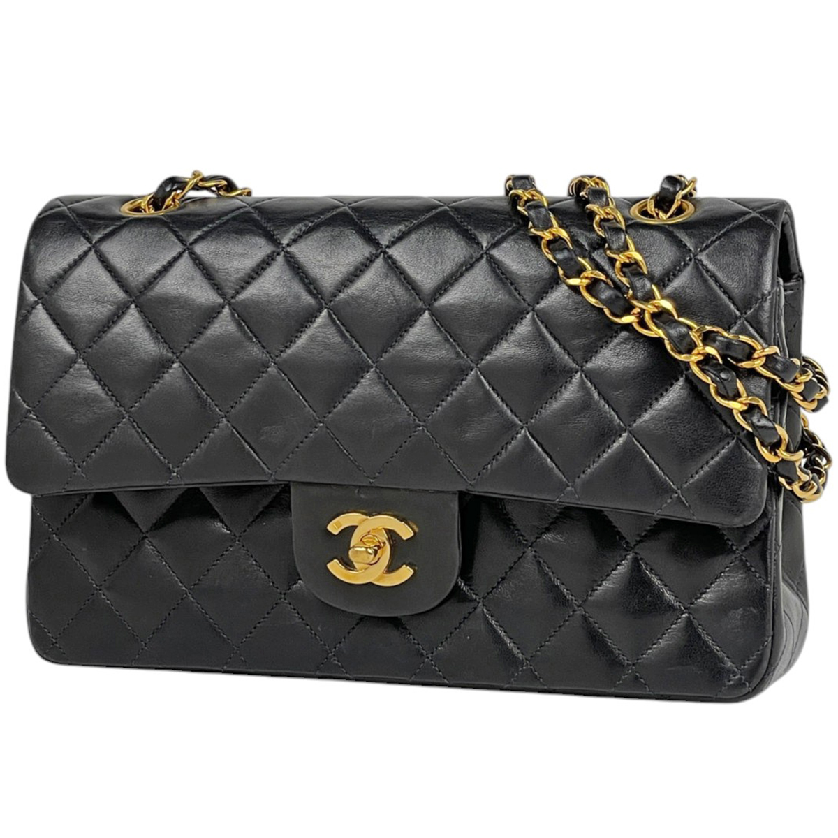 シャネル CHANEL ショルダーバッグ ココマーク マトラッセ レザー