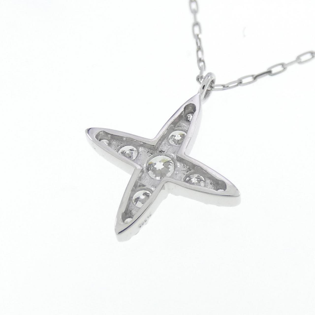 リメイク】PT ダイヤモンド ネックレス 0.15CT - 未使用品 (270-003 
