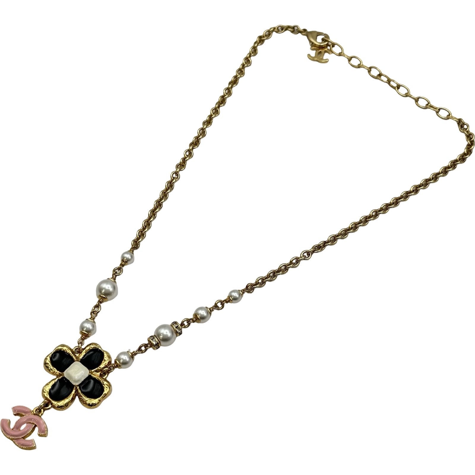 シャネル CHANEL ココマークフラワーネックレス ネックレス - Used A