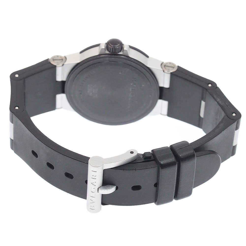 ブルガリ BVLGARI AL32TA アルミニウム デイト クォーツ ボーイズ 良品