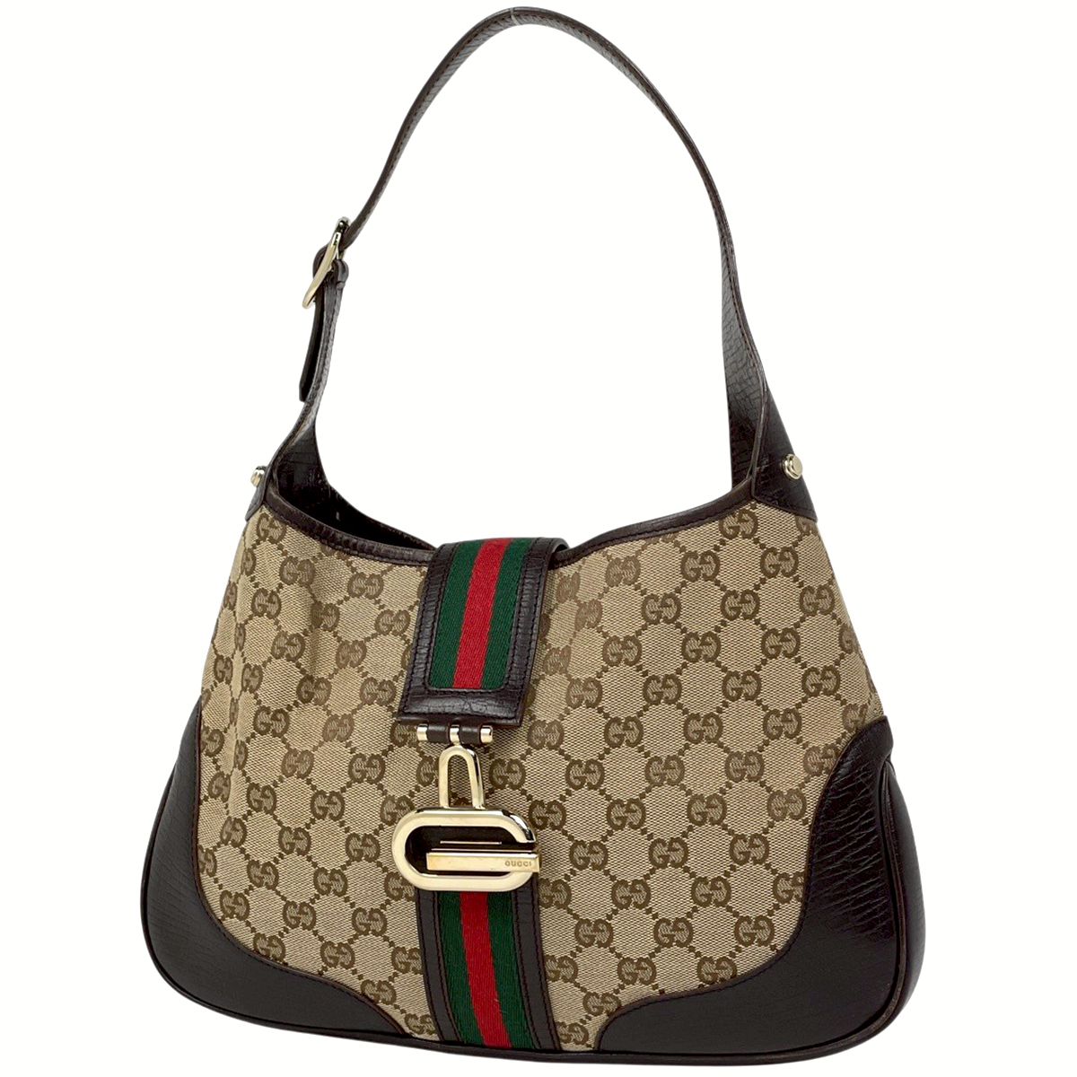グッチ GUCCI GG柄 ショルダーバッグ ウェブ シェリーライン GG