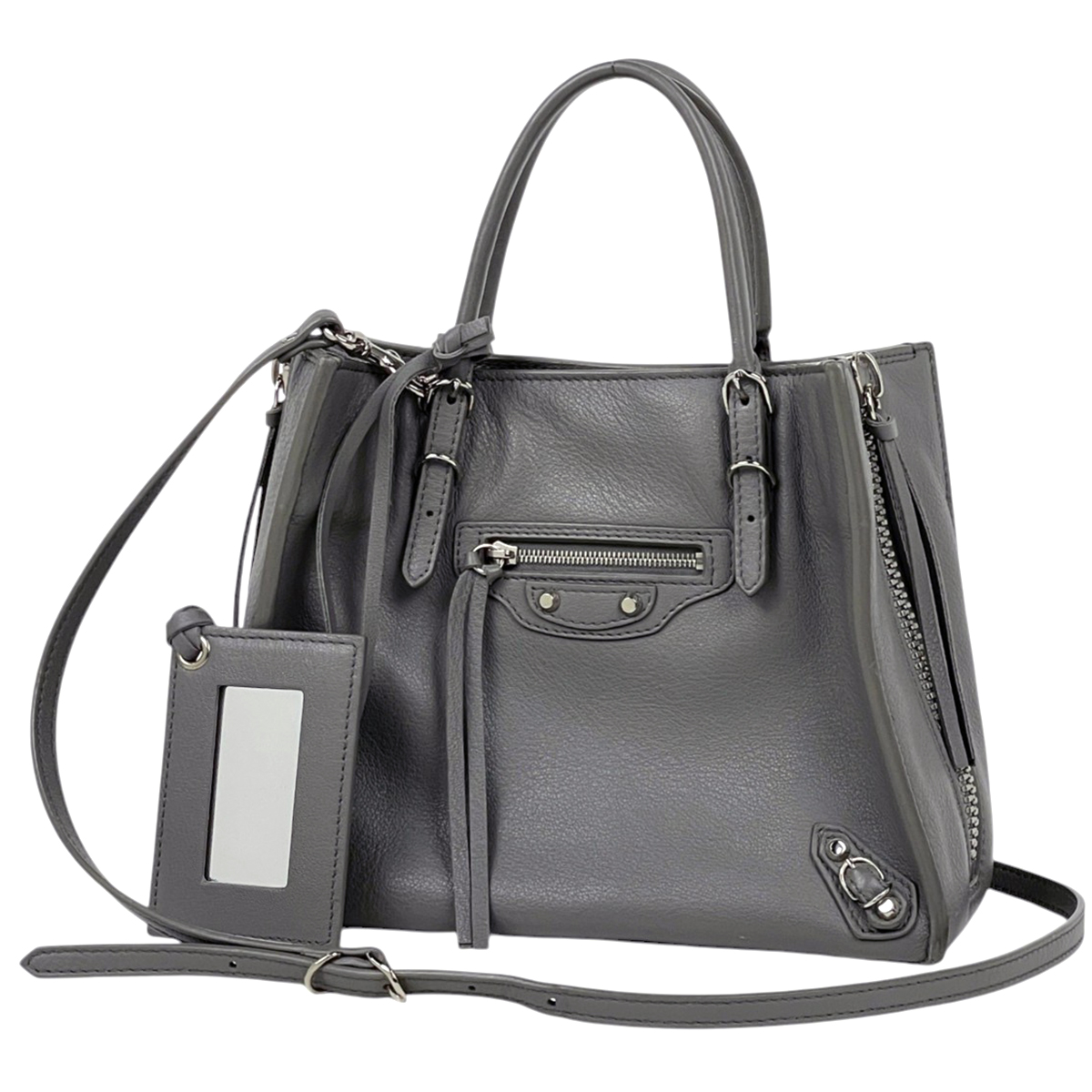 バレンシアガ BALENCIAGA ハンドバッグ ペーパー ミニ 2WAY レザー 