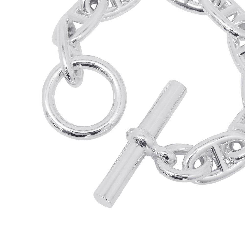 エルメス ブレスレット シェーヌダンクルTGM 10コマ SV925シルバー