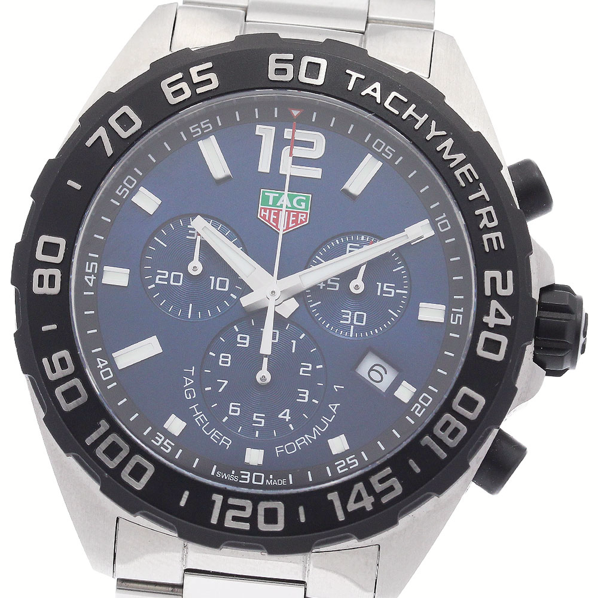 タグホイヤー TAG HEUER CAZ101AV フォーミュラ1 クロノグラフ クォーツ メンズ 良品 保証書付き_948098 タグホイヤー TAG HEUER CAZ101AV フォーミュラ1 クロノグラフ