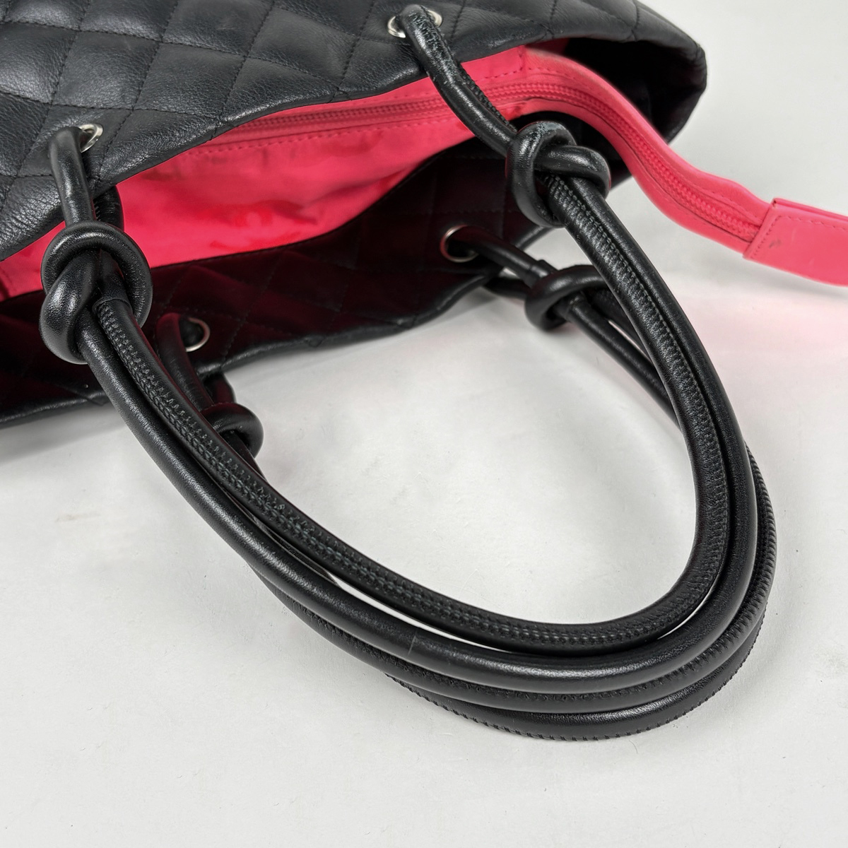 シャネル CHANEL カンボンライン ミディアム トートバッグ ココマーク
