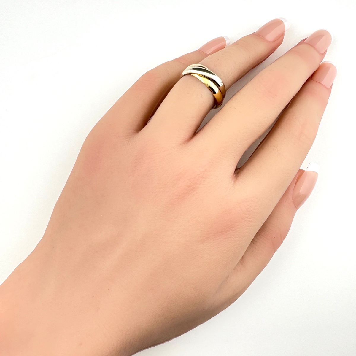 カルティエ CARTIER トリニティ リング YG イエローゴールド 指輪