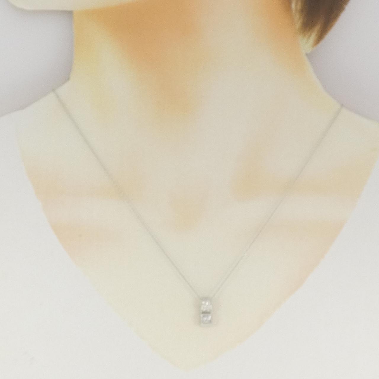 PT900/PT850 ダイヤモンド ネックレス 0.24CT - Used A (270-004-335
