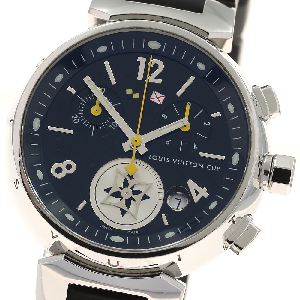 ルイ・ヴィトン LOUIS VUITTON Q132C タンブール ラブリーカップ クロノグラフ クォーツ レディース _945000 楽天市場】《レディース》【中古】ルイ・ヴィトン タンブール ラブリー