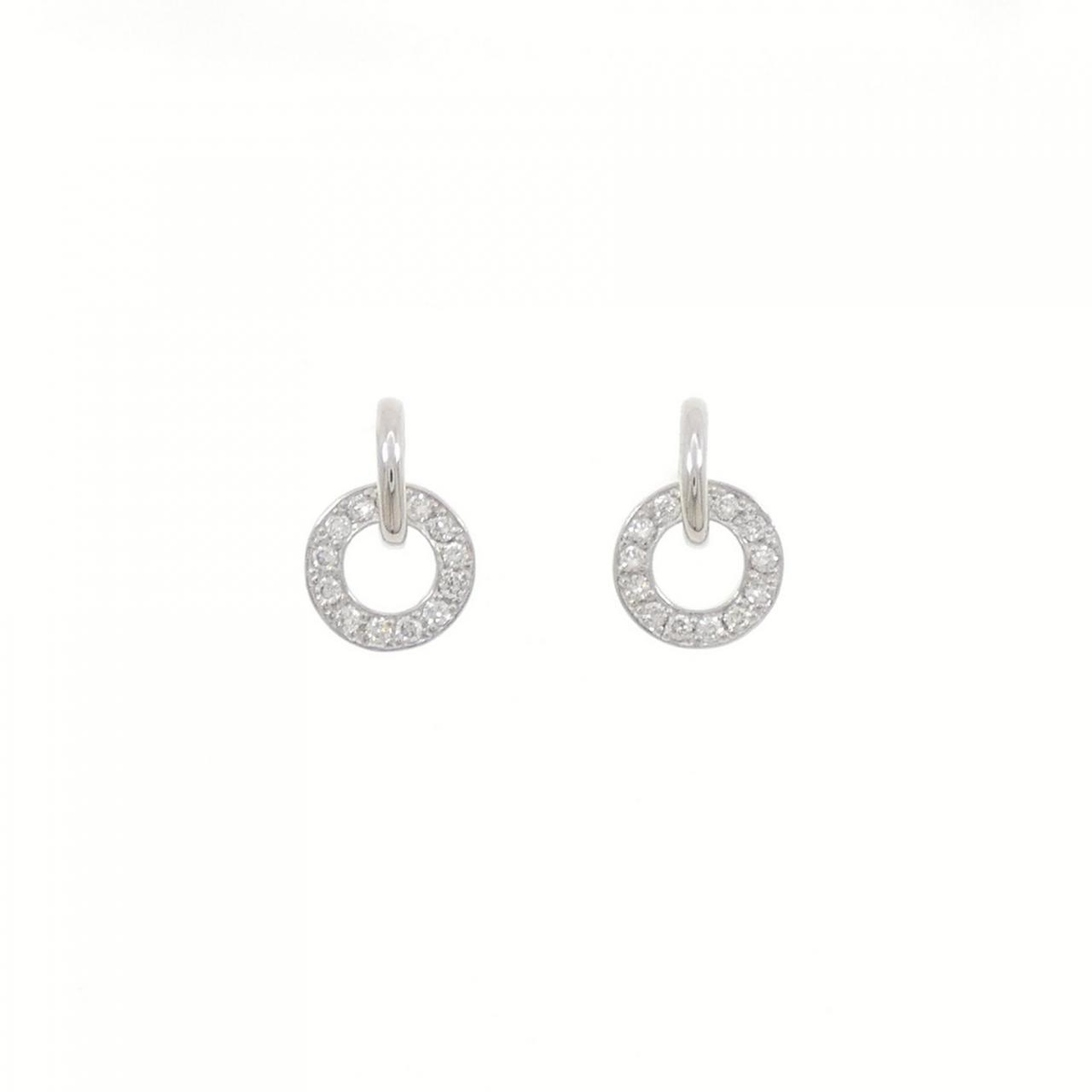 K14WG ダイヤモンド ピアス | MOLTS