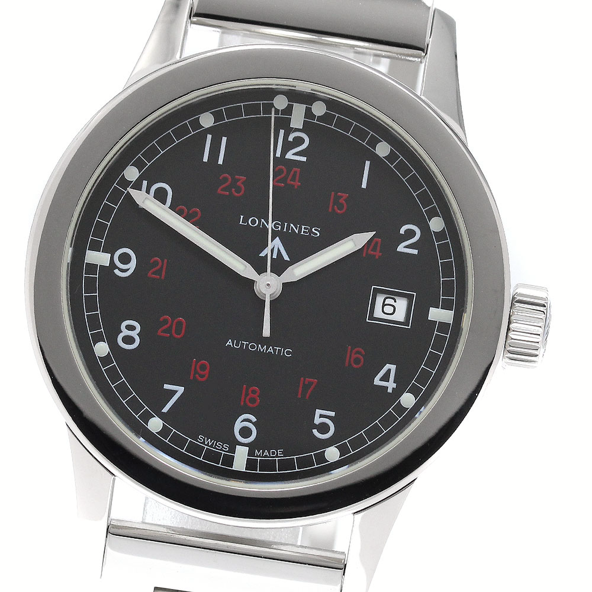 ロンジン LONGINES L2.832.4 ヘリテージ ミリタリー デイト 自動巻き