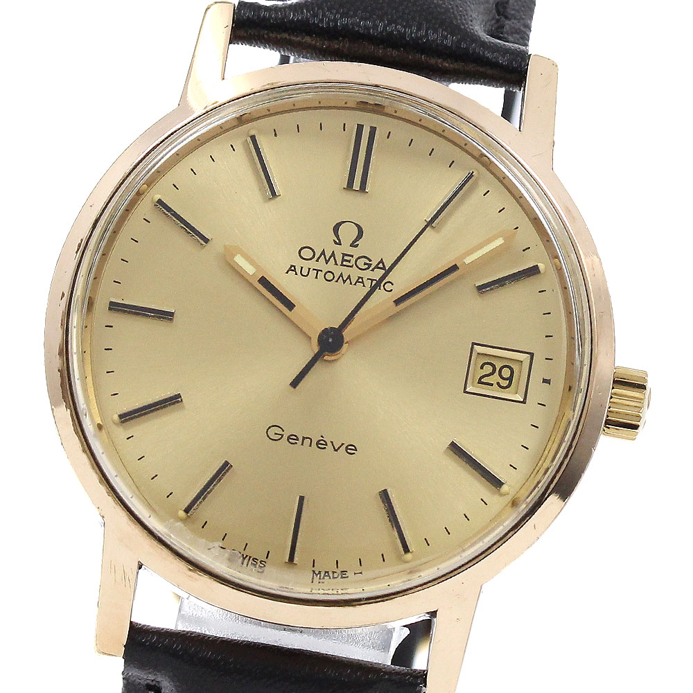 オメガ OMEGA 136.0098 ジュネーブ デイト Cal.613 手巻き メンズ