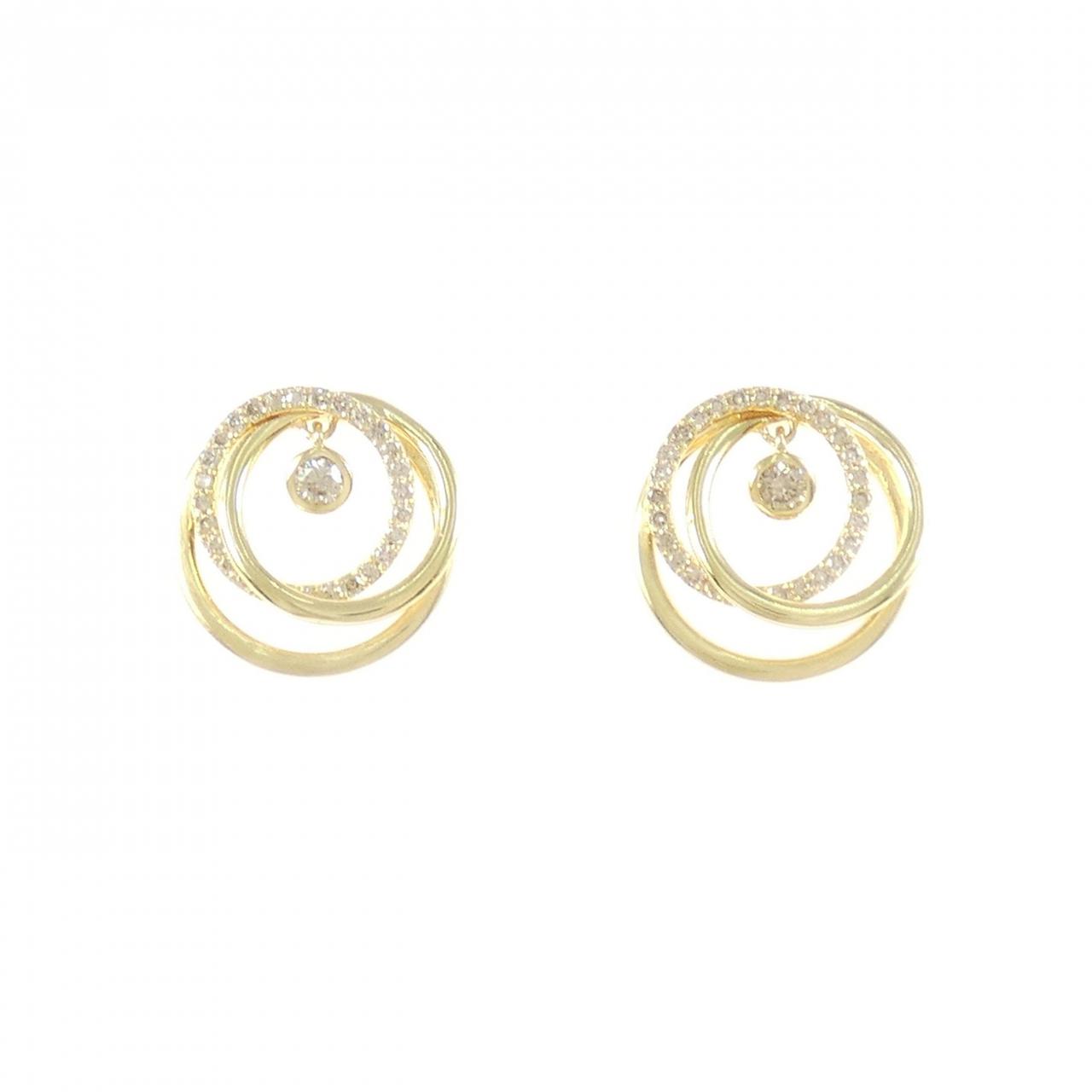 K18YG ダイヤモンド ピアス 0.32CT - Used A (230-000-588-5410) | MOLTS
