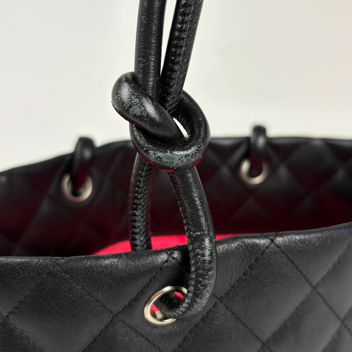 シャネル CHANEL カンボンライン ミディアム トートバッグ ココマーク