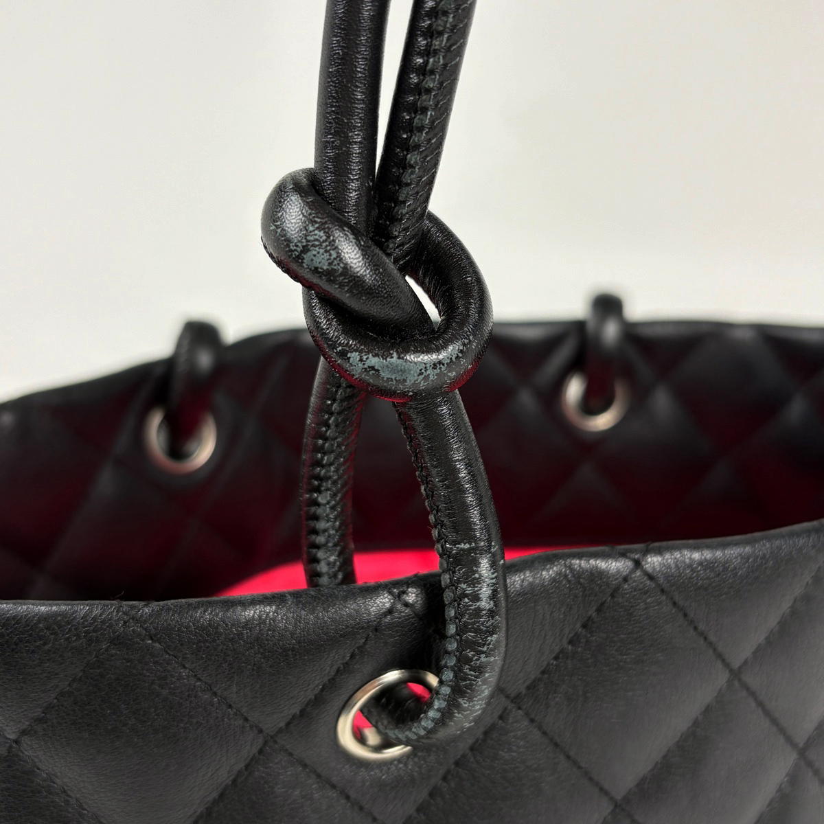 シャネル CHANEL カンボンライン ミディアム トートバッグ ココマーク