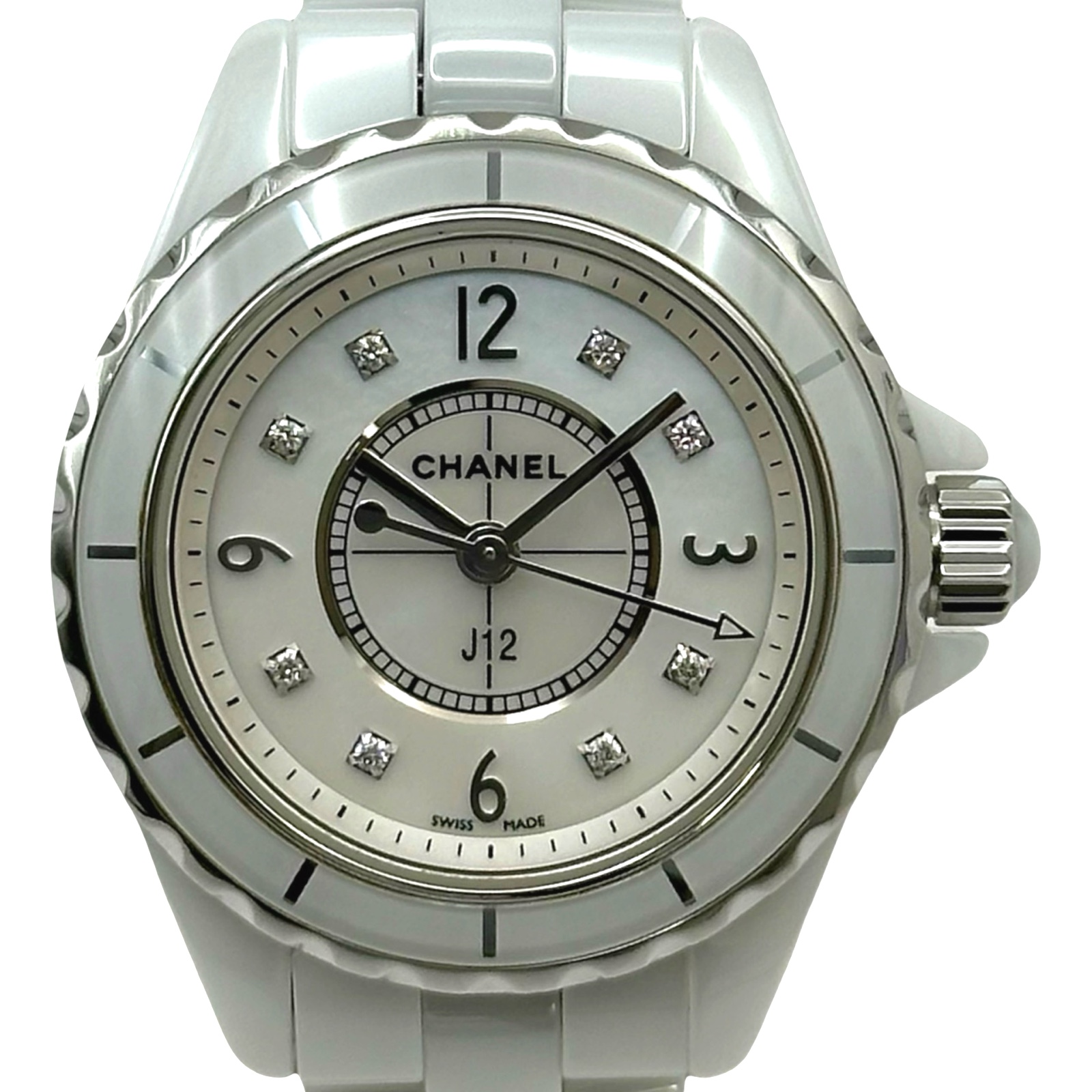 シャネル CHANEL H2978 J12 クロマティック デイト クォーツ 