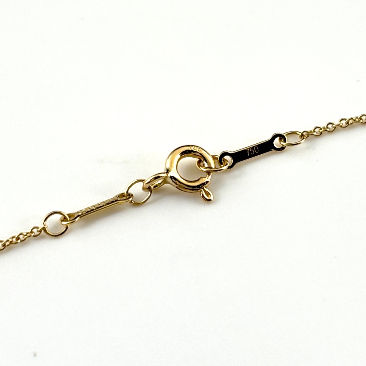 Tiffany & Co. バイザヤード　0.16 YG イエローゴールド ティファニー TIFFANY&Co. バイザヤードネックレス YG イエロー