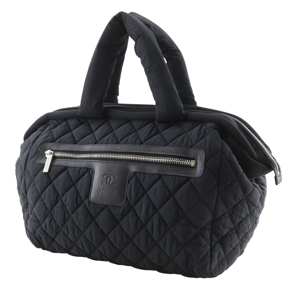 シャネル CHANEL コココクーン ボストンバッグ キルティング A47205