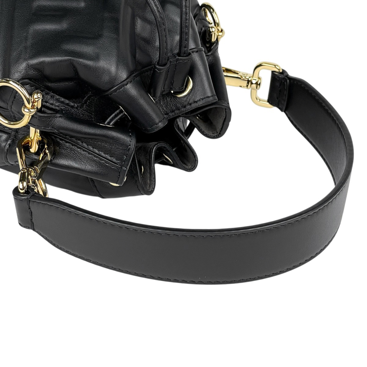 フェンディ FENDI ズッカ モントレゾール ミニ ハンドバッグ 2WAY