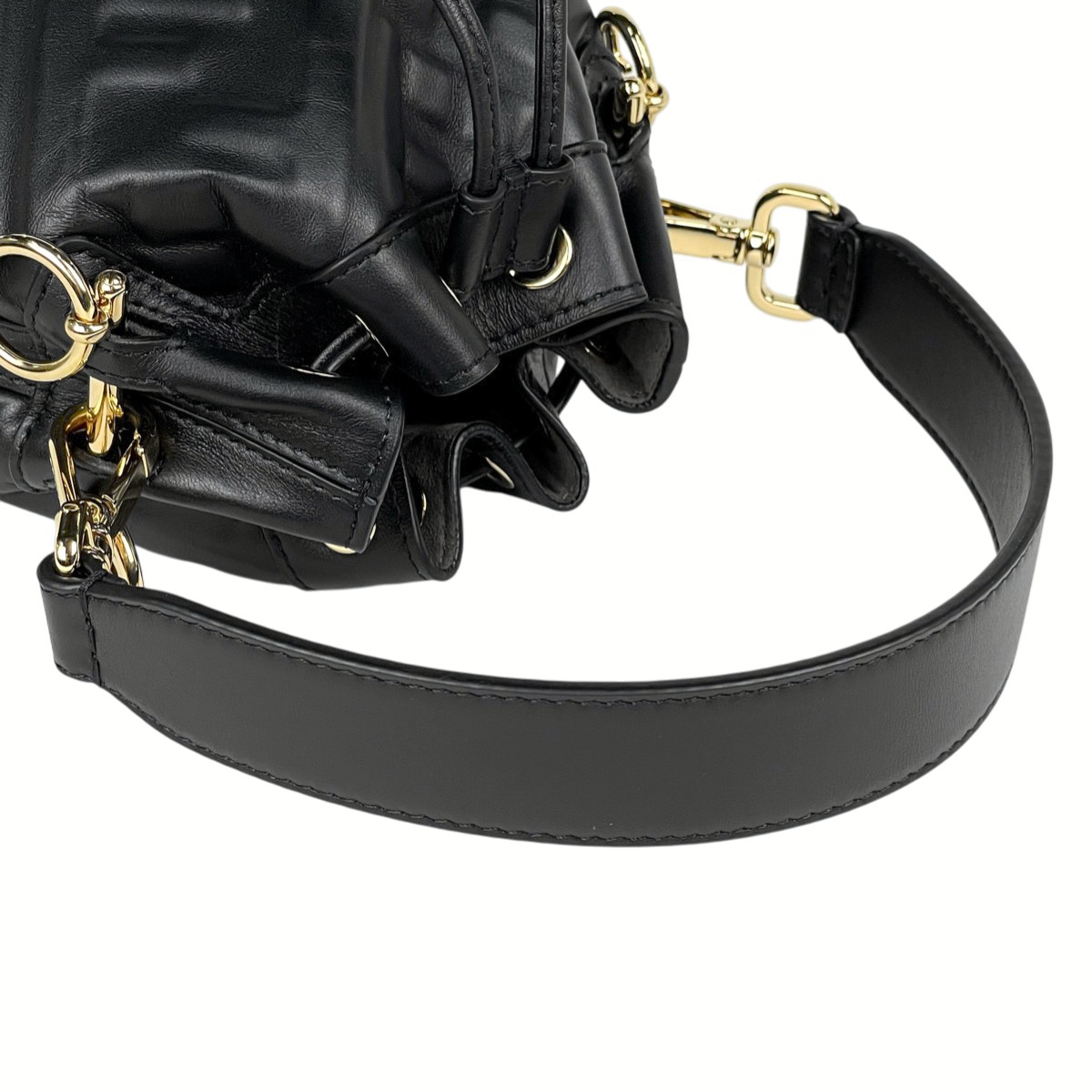 フェンディ FENDI ズッカ モントレゾール ミニ ハンドバッグ 2WAY 