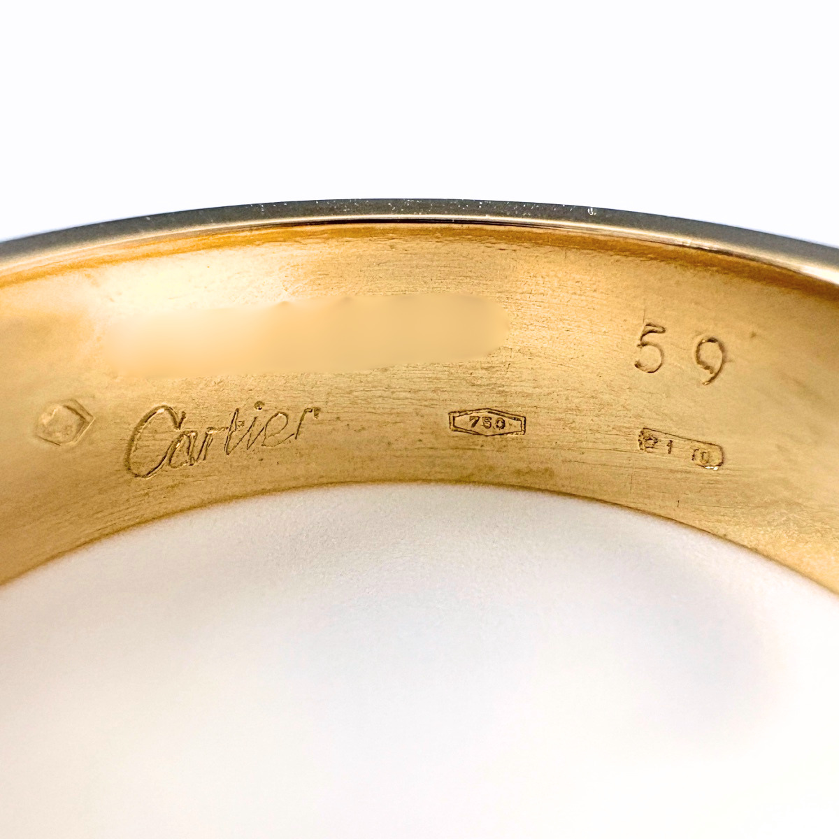 カルティエ CARTIER ラブリング YG イエローゴールド 指輪 リング 18.5