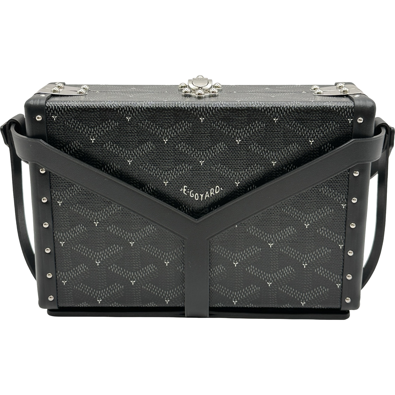 ゴヤール GOYARD ミノディエールトランクバッグ ショルダーバッグ