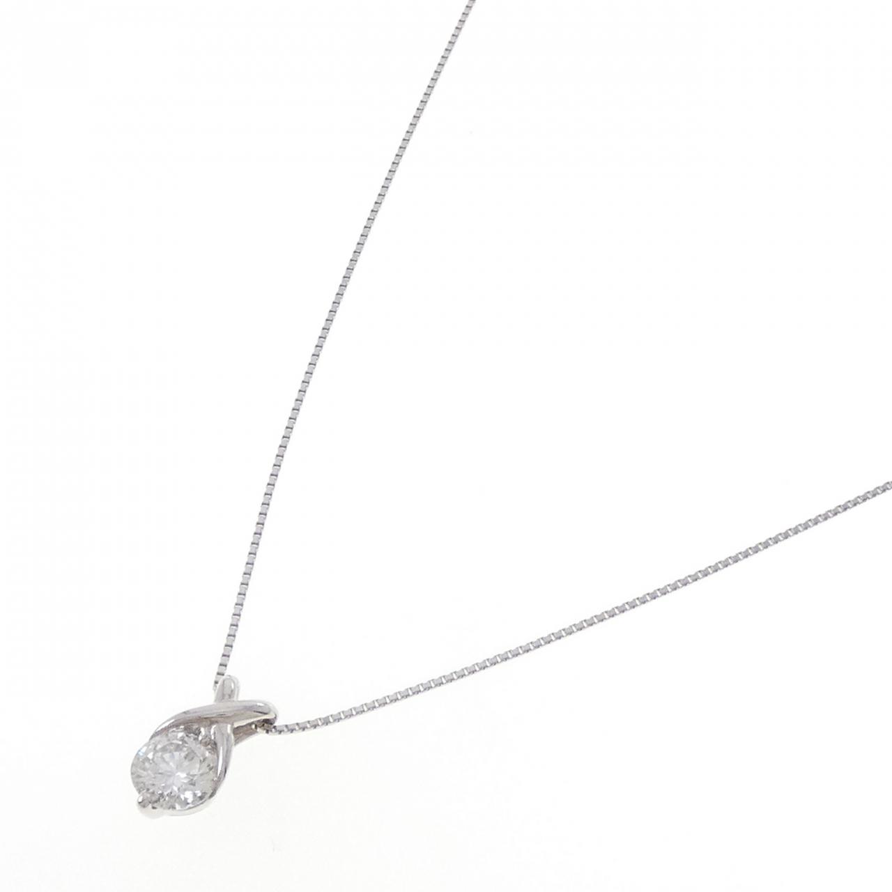 PT900/PT850 ダイヤモンド ネックレス 1.092CT G SI2 VG - Used A (270 