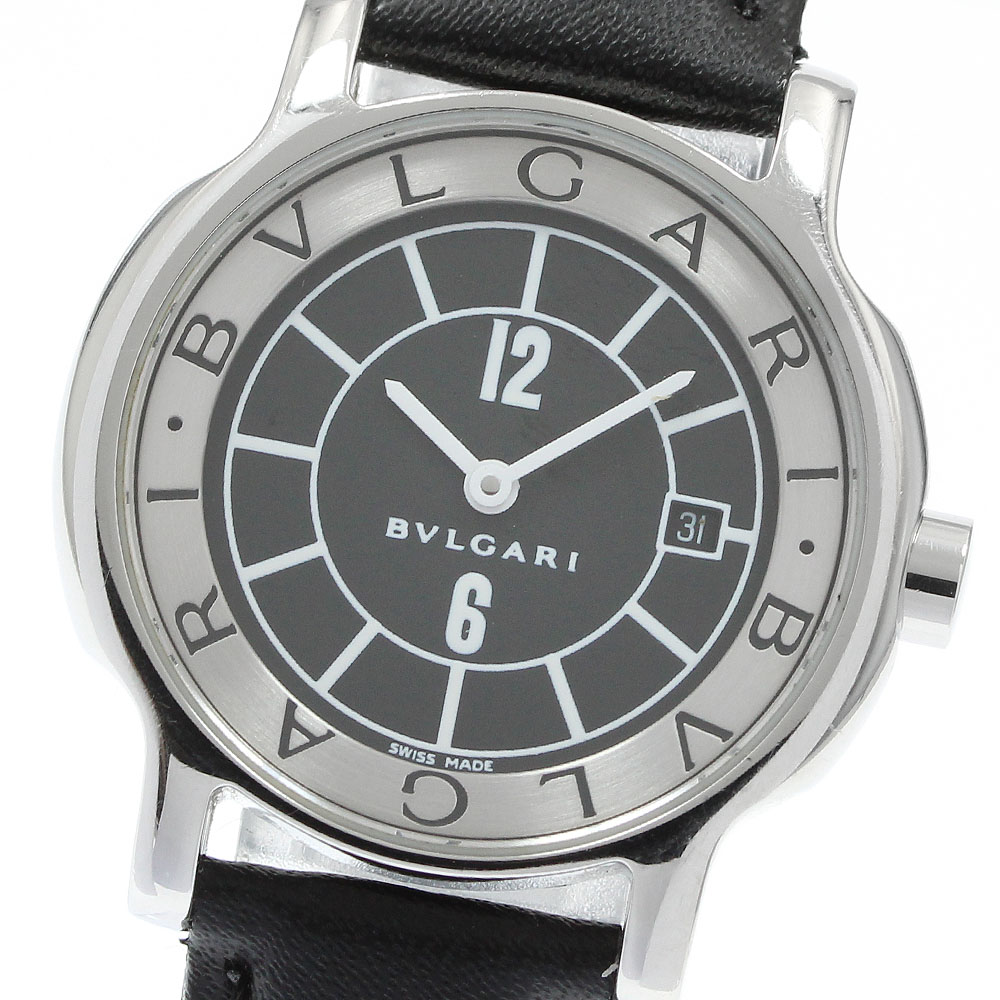 ブルガリ BVLGARI ST29S ソロテンポ デイト クォーツ レディース