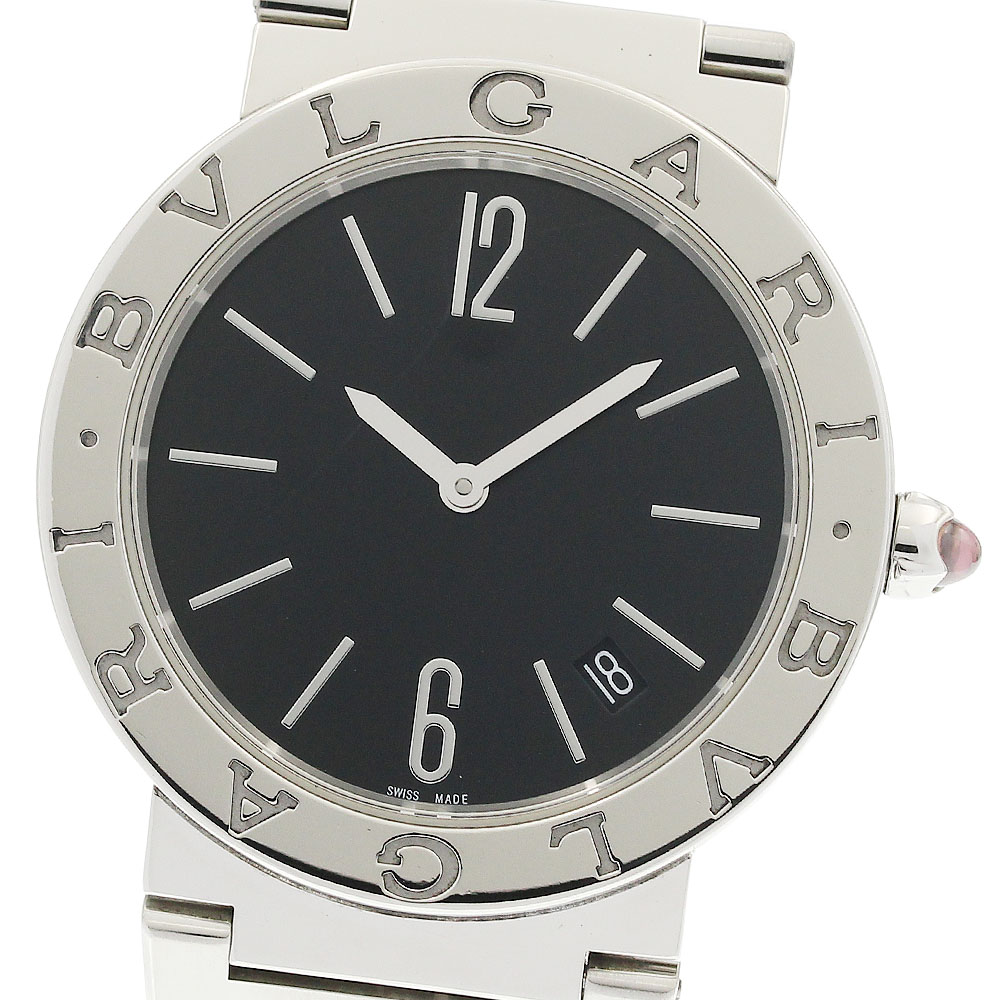 ブルガリ BVLGARI AL32TA アルミニウム デイト クォーツ ボーイズ 良品