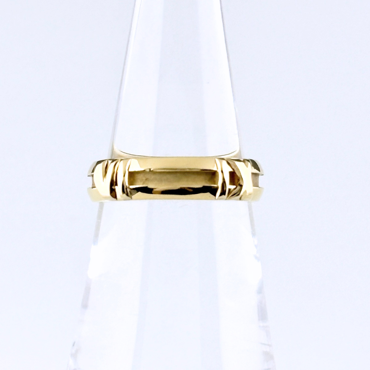 ティファニー TIFFANY&Co. アトラス リング YG イエローゴールド 指輪