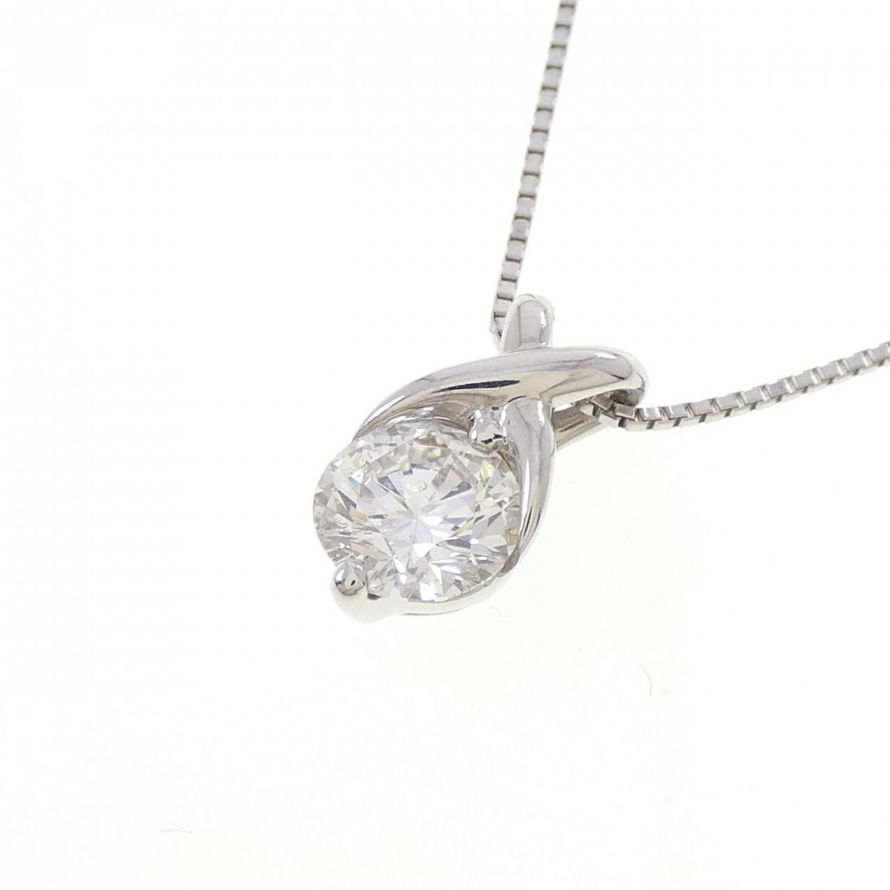 PT900/PT850 ダイヤモンド ネックレス 1.092CT G SI2 VG - Used A (270 