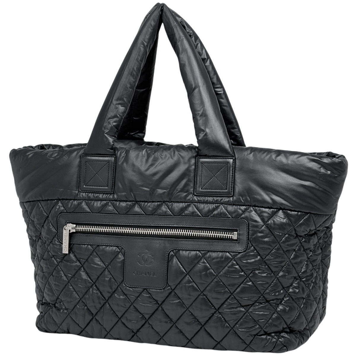 シャネル CHANEL コココクーン ミディアム トートバッグ ナイロン 