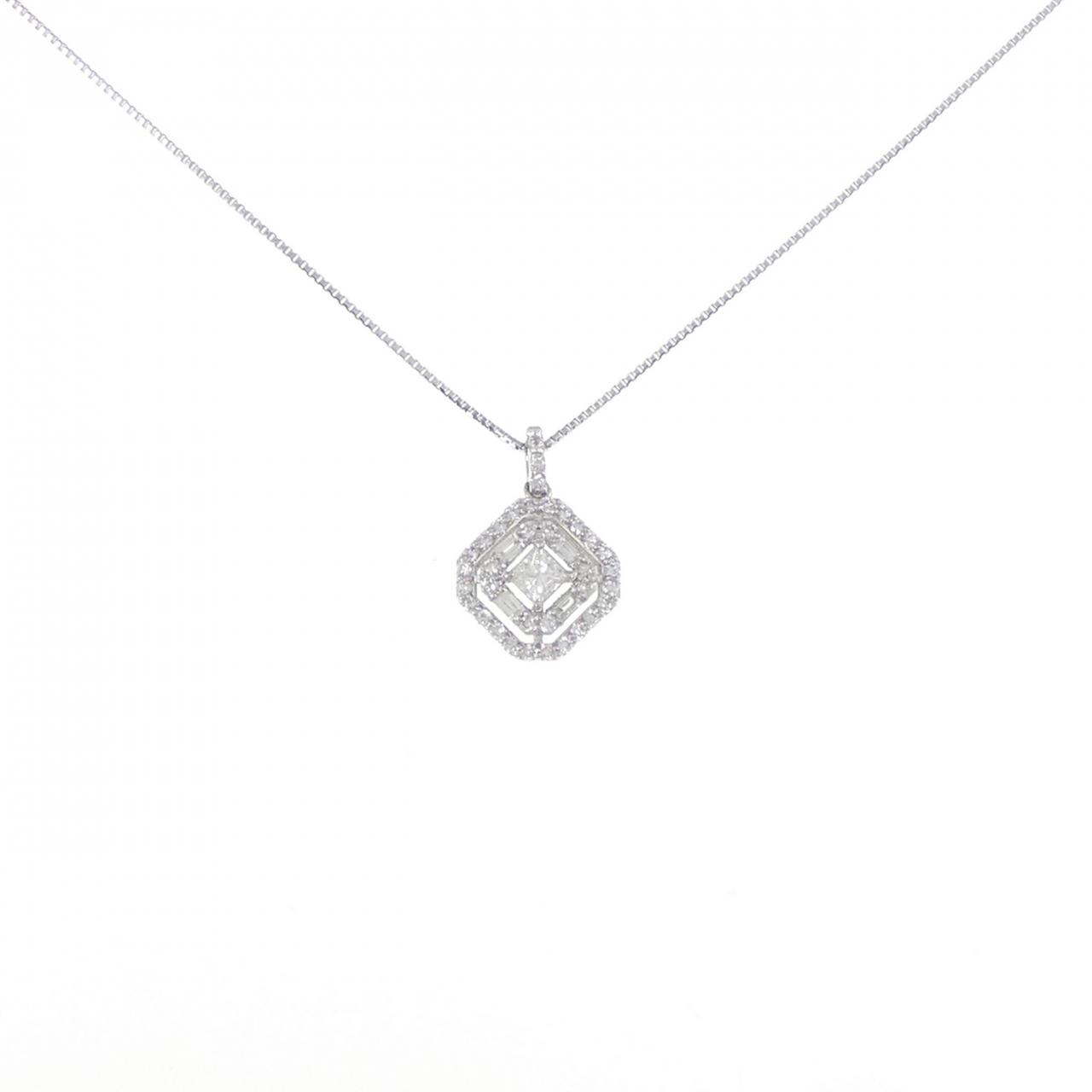 PT900/PT850 ダイヤモンド ネックレス 0.323CT | MOLTS