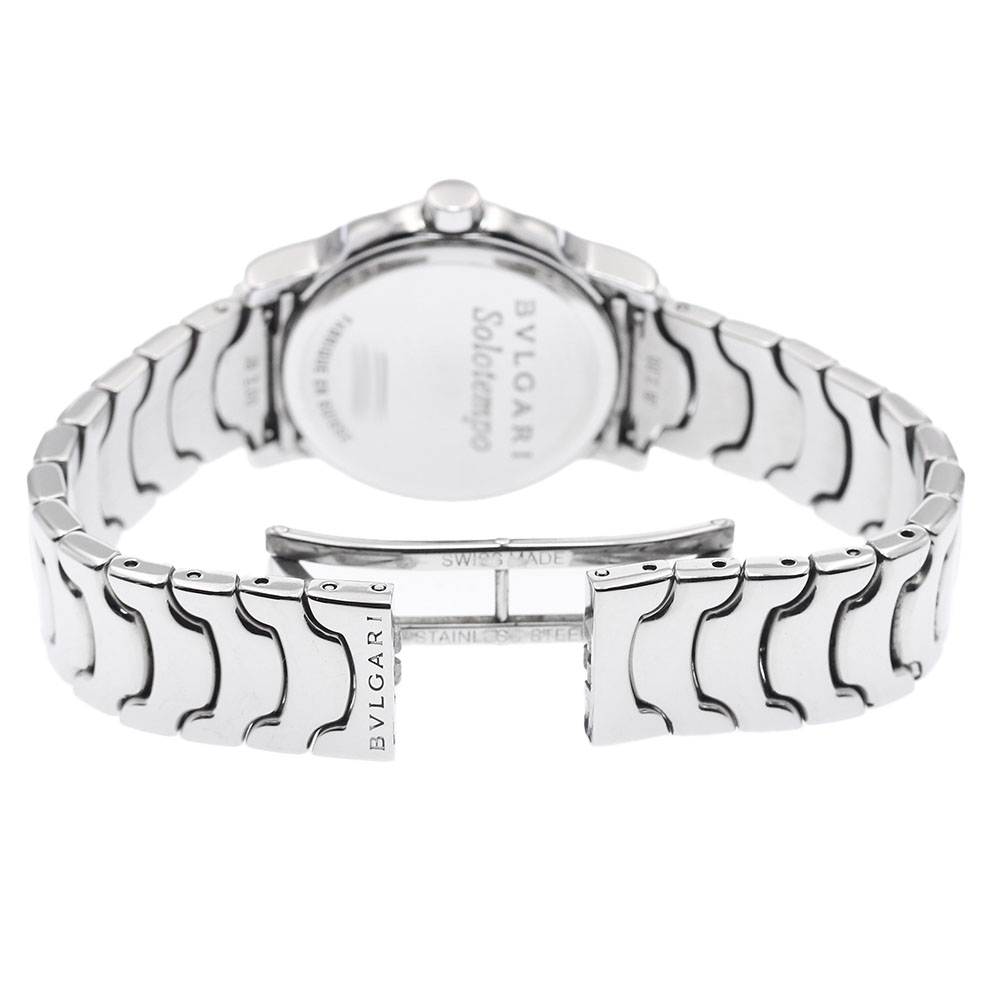 ブルガリ BVLGARI ST29S ソロテンポ デイト クォーツ レディース 箱・保証書付き_750694【ev10】 中古【ST29S】ブルガリ（BVLGARI） ソロテンポ デイト ｜カリトケ