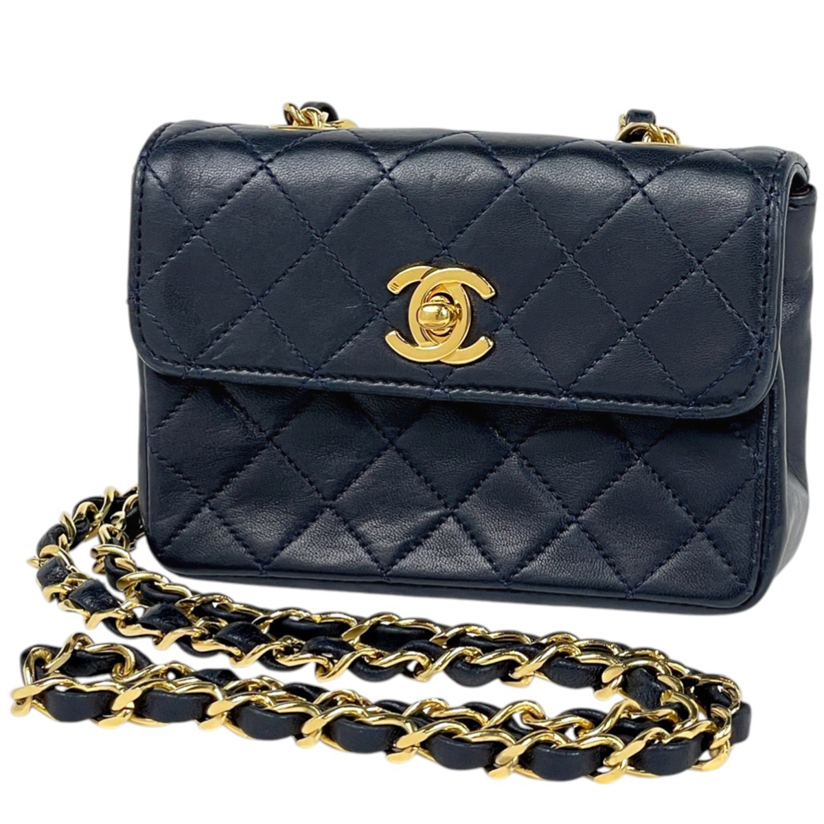 シャネル CHANEL ココマーク チェーン ショルダーバッグ マトラッセ 