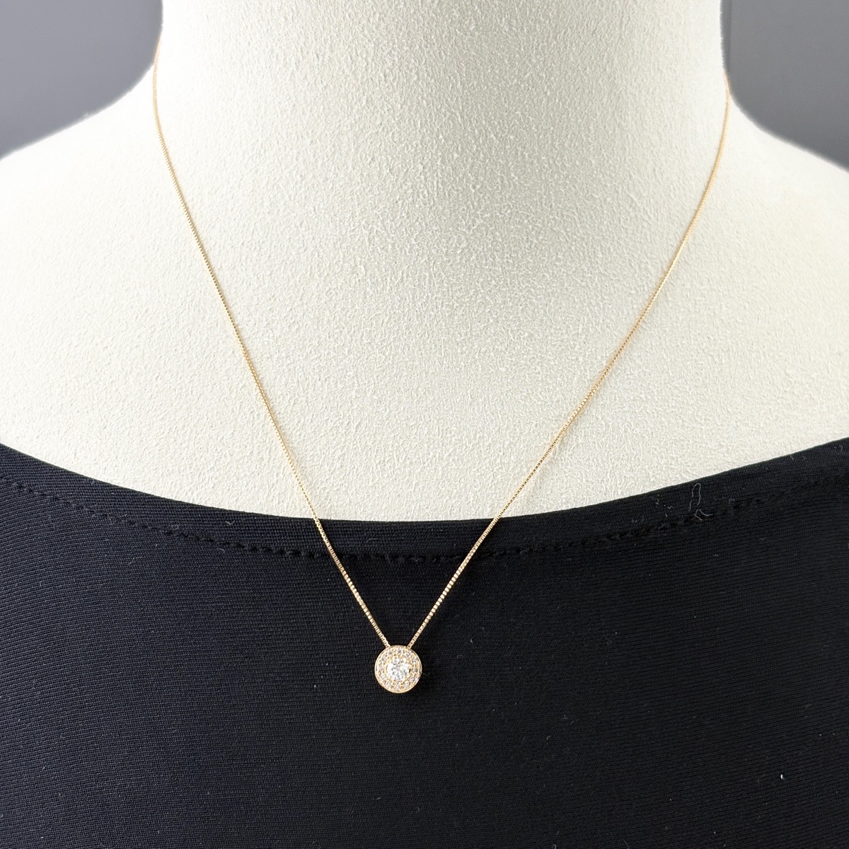 ヴァンドーム青山 VENDOME AOYAMA メレダイヤ デザインネックレス YG 