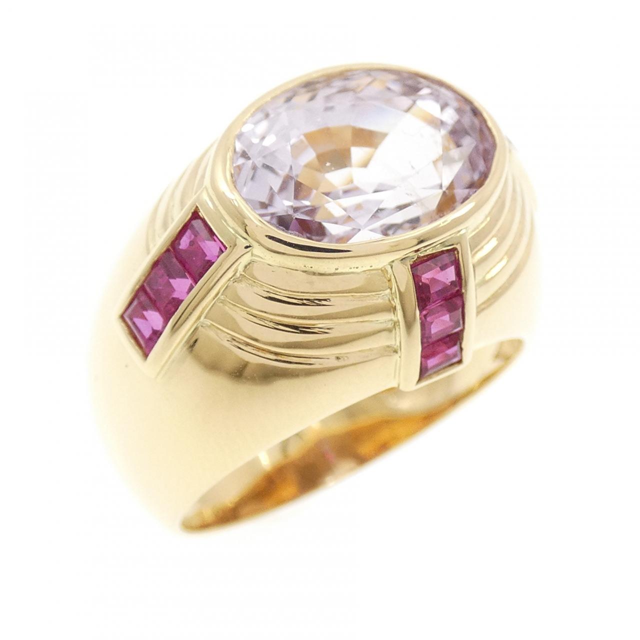 K18YG サファイヤ リング 5.83CT - Used A (230-000-511-9850) | MOLTS
